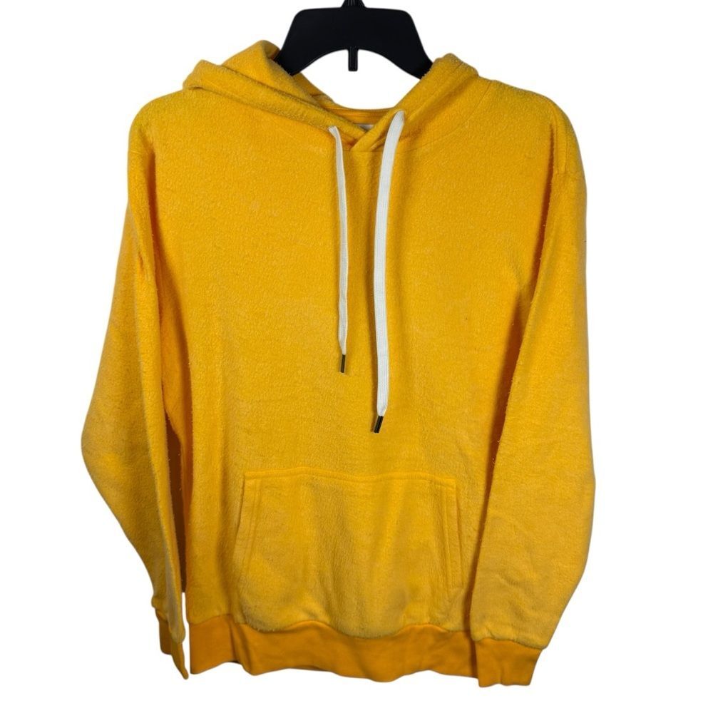 NWT feat Vibrant Yellow Super Soft Unisex Hoodie Size Small